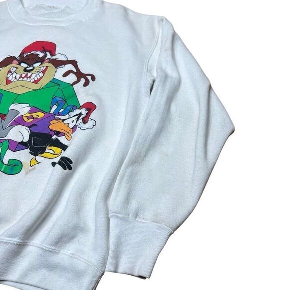 American Vintage Taz Looney Tunes Sweatshirt Crewneck Medium - Picture 5 of 8
